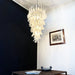 Petals Spiral Murano Transparent Chandelier-DWHOME