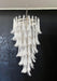 Petals Spiral Murano Transparent Chandelier-DWHOME