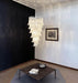 Petals Spiral Murano Transparent Chandelier-DWHOME
