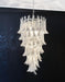 Petals Spiral Murano Transparent Chandelier-DWHOME