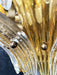 Beautifully Murano Palmette Amber Transparent Chandelier-DWHOME
