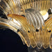 Beautifully Murano Palmette Amber Transparent Chandelier-DWHOME