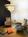 Beautifully Murano Palmette Transparent Chandelier-DWHOME