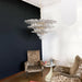 Beautifully Murano Palmette Transparent Chandelier-DWHOME