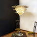 Beautifully Murano Palmette Smoked Chandelier-DWHOME