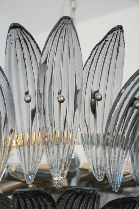 Beautifully Murano Palmette Smoked Chandelier-DWHOME
