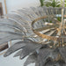 Beautifully Murano Palmette Smoked Chandelier-DWHOME