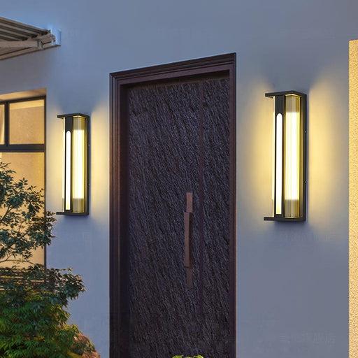 Bellamy Flair Outdoor Wall Lamp-DWHOME