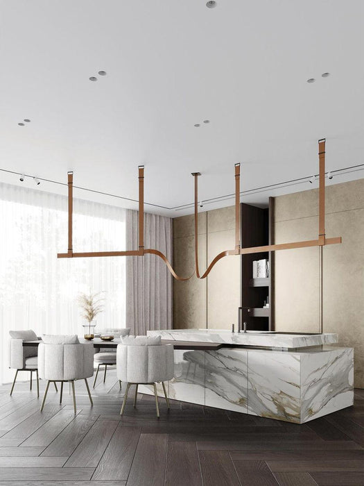 Belt Horizontal Pendant Lamp-DWHOME