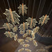 Bely Nordic Gold Long Stairwell Chandelier - Ceiling Light - DWHOME