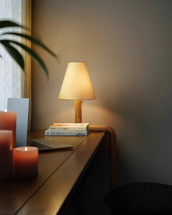 Bend Wood Table Lamp - DWHOME