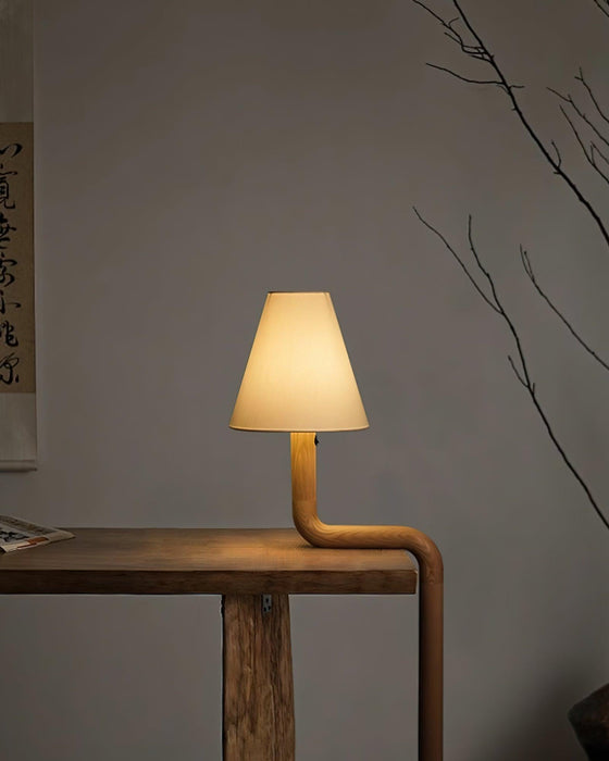 Bend Wood Table Lamp - DWHOME