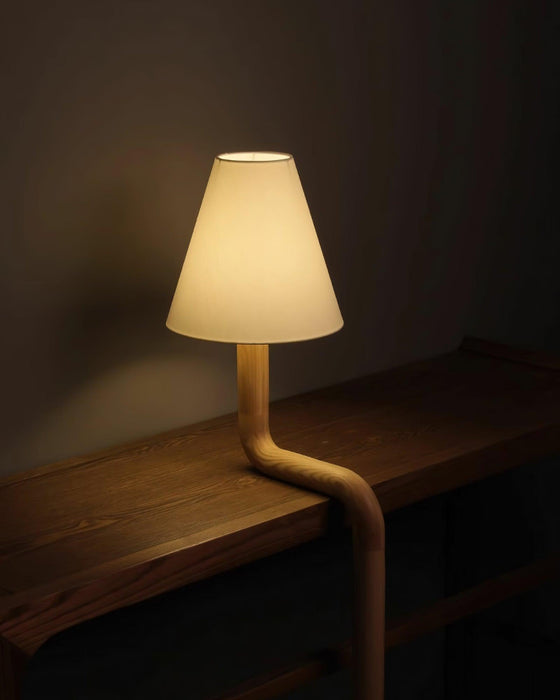 Bend Wood Table Lamp - DWHOME