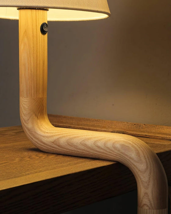 Bend Wood Table Lamp - DWHOME