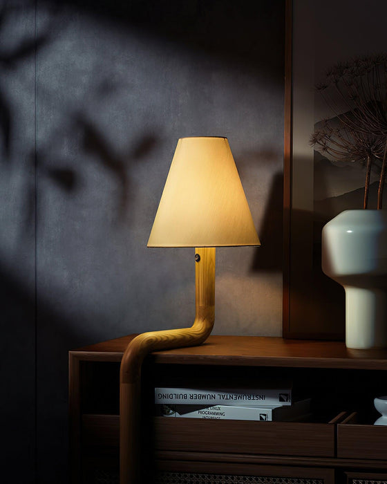 Bend Wood Table Lamp - DWHOME