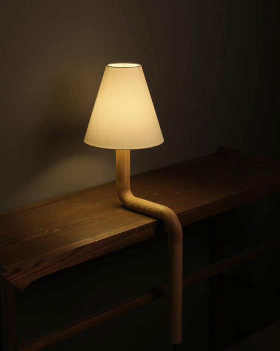 Bend Wood Table Lamp - DWHOME