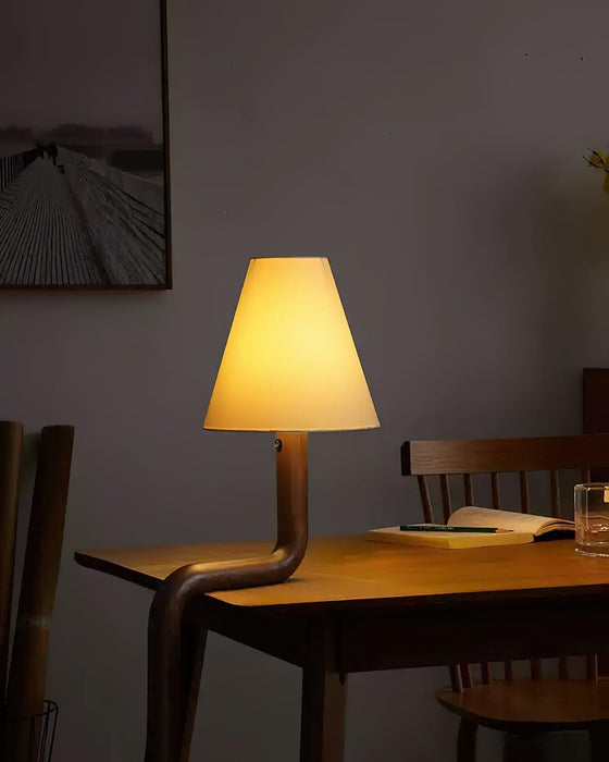 Bend Wood Table Lamp - DWHOME