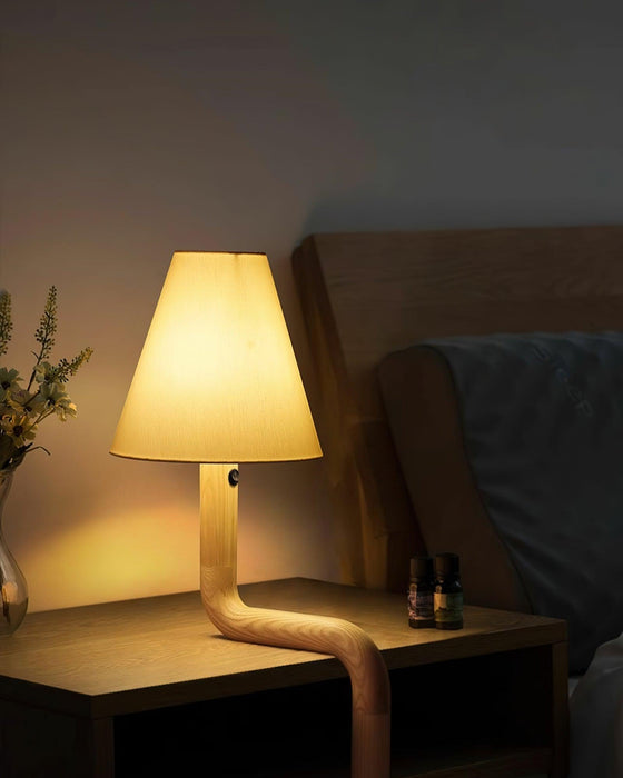 Bend Wood Table Lamp - DWHOME