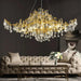 Bessa Modern Large Gold Crystal Branch Chandelier - DWHOME