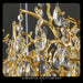 Bessa Modern Large Gold Crystal Branch Chandelier - DWHOME