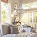 Betsey Wood Bead Chandelier-DWHOME