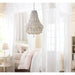 Betsey Wood Bead Chandelier-DWHOME