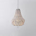 Betsey Wood Bead Chandelier-DWHOME