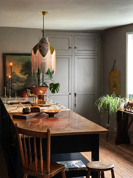 Bette Fringed Pendant Lamp-DWHOME