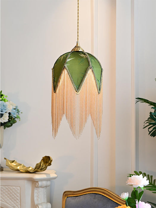 Bette Fringed Pendant Lamp-DWHOME