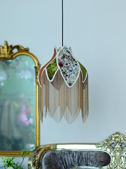 Bette Fringed Pendant Lamp-DWHOME