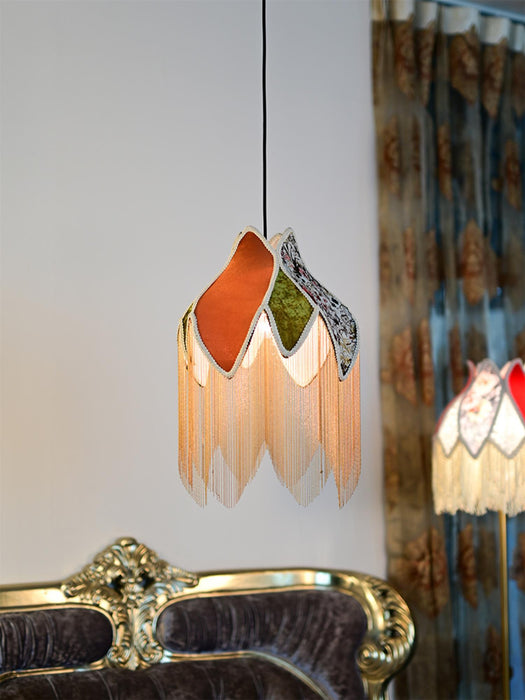 Bette Fringed Pendant Lamp-DWHOME