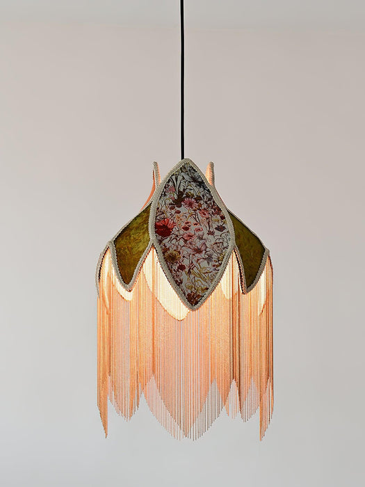 Bette Fringed Pendant Lamp-DWHOME