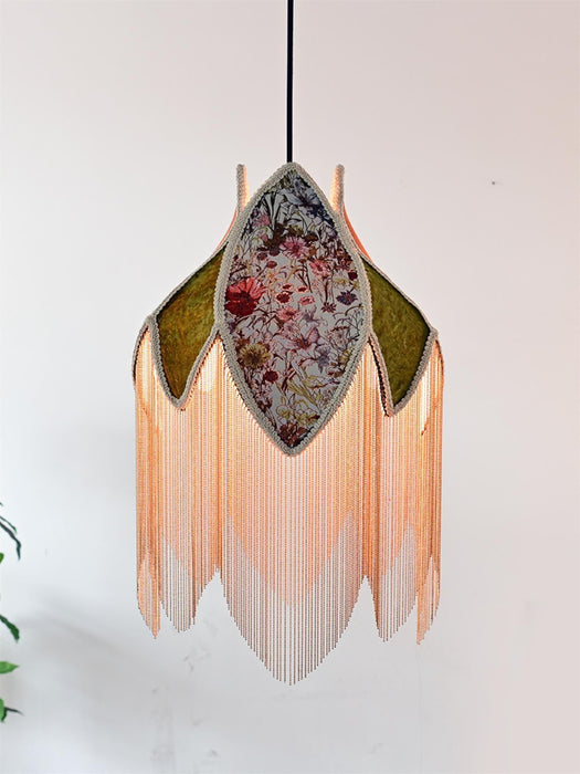 Bette Fringed Pendant Lamp-DWHOME