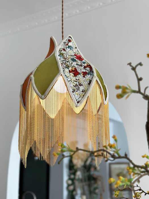 Bette Fringed Pendant Lamp-DWHOME