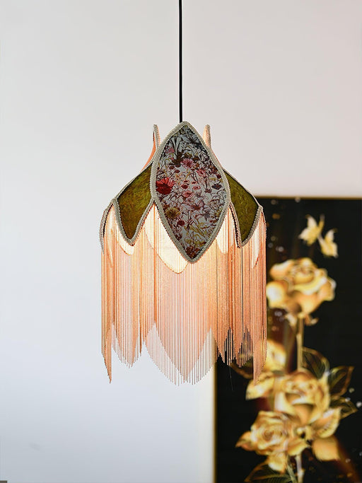 Bette Fringed Pendant Lamp-DWHOME