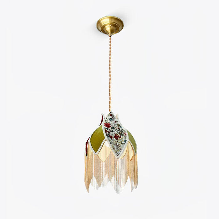 Bette Fringed Pendant Lamp-DWHOME