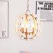 Bianca Floral Orb Chandelier-DWHOME
