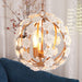Bianca Floral Orb Chandelier-DWHOME