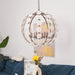 Bianca Floral Orb Chandelier-DWHOME