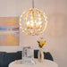Bianca Floral Orb Chandelier-DWHOME