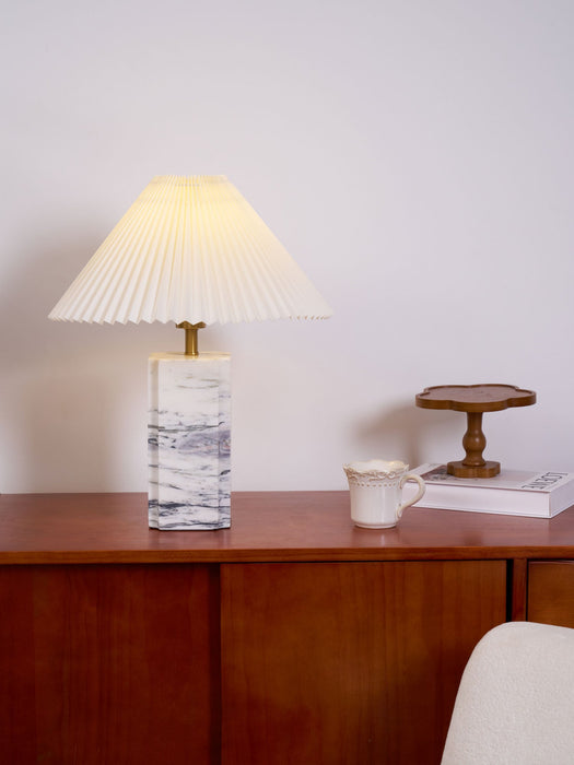 Bianca Marble Table Lamp-DWHOME