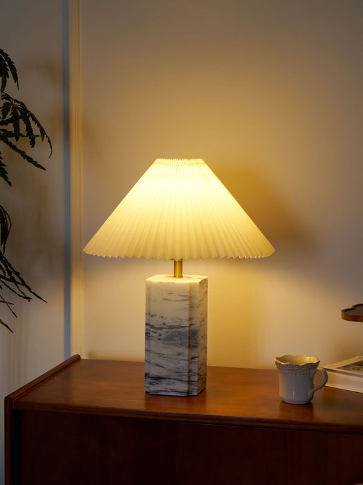 Bianca Marble Table Lamp-DWHOME