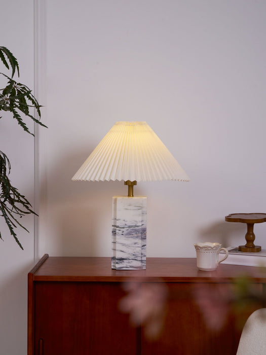 Bianca Marble Table Lamp-DWHOME