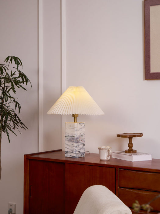 Bianca Marble Table Lamp-DWHOME