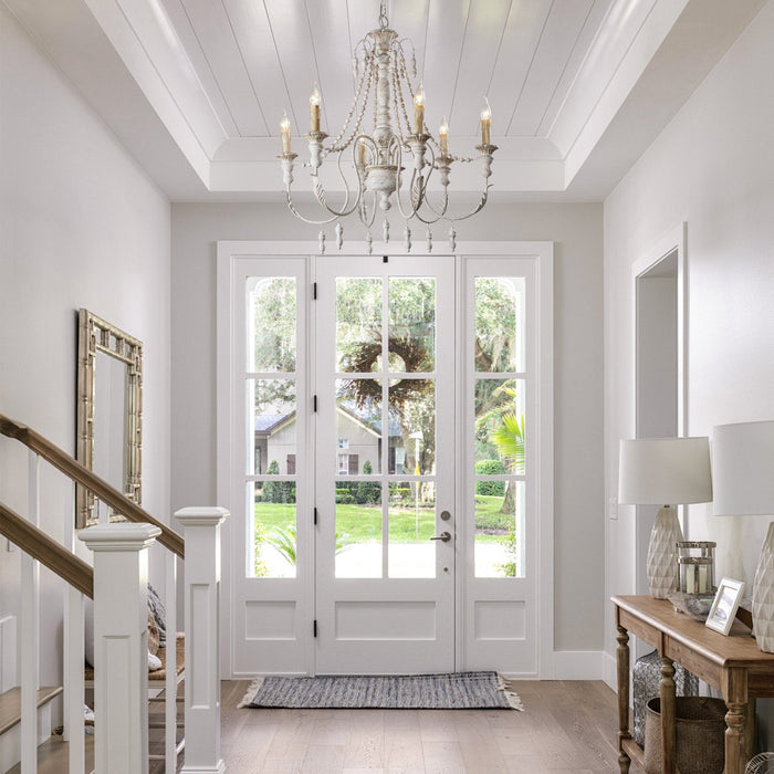 Billiter Wooden Chandelier-DWHOME