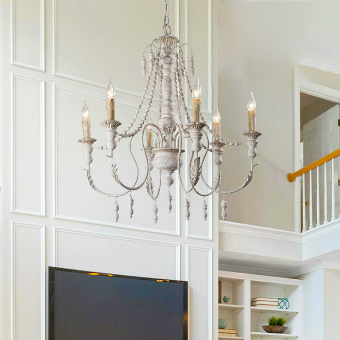Billiter Wooden Chandelier-DWHOME