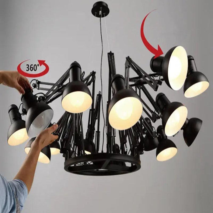 Black Chandeliers for Dining Room-DWHOME