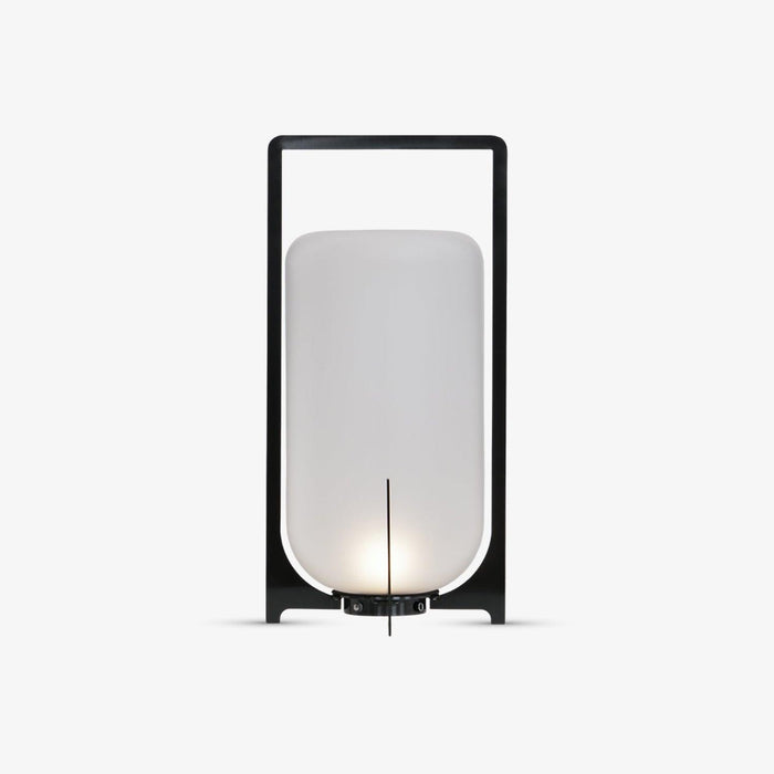 Black Twilight Lantern Table Lamp-DWHOME