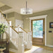 Black and White Drum Chandelier - DWHOME