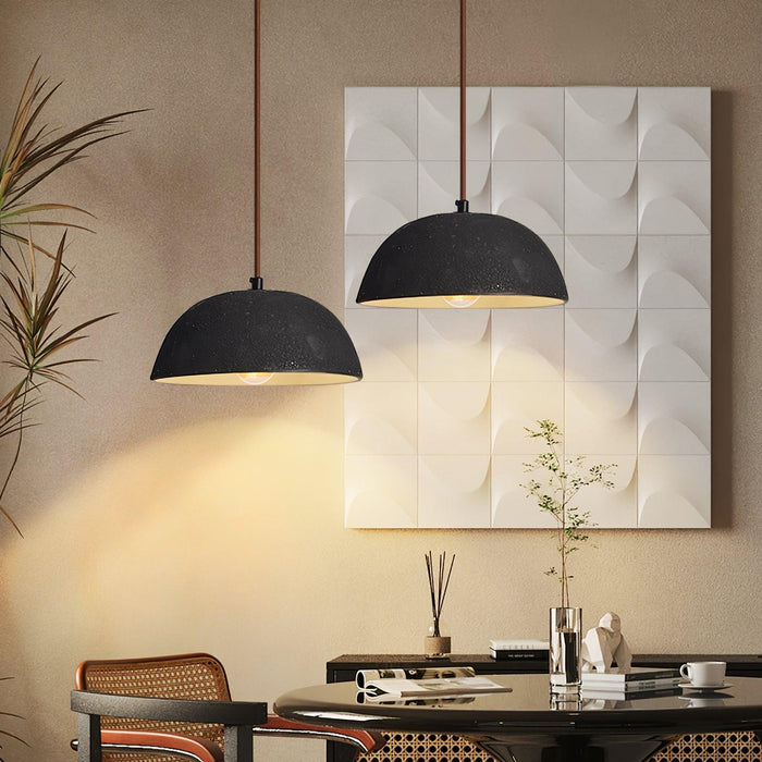 Black Arch Ceramic Pendant Lamp-DWHOME